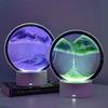 Malerei Quicksand Tischlampe Sand 3D Glaslandschaft