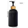 500ml Press Type Soap  Bottles Dispensers Refillable Hand Dish Ideal for Kitchen Sink Decor Bottling Soap Bottle