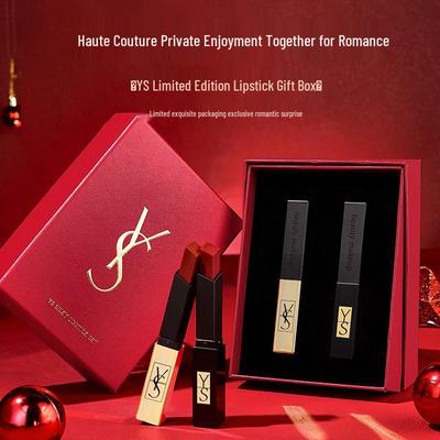 YS Lipstick Cushion Gift Set: Qixi Festival & Valentine's Day Present for Best Friend or Girlfriend, High-End Custom Gift Box
