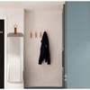 Patères murales AIMOONSA Forest en hêtre et cuir (lot de 3) — Porte-manteaux muraux déco, support 10 kg