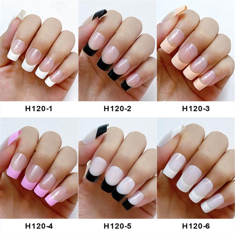 European American Style French Press On Nails Extensions for Nail Enthusiasts
