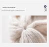 Women's 100% Pure Cashmere Cable Knit Hat, Autumn/Winter Korean Style Turban Hat - New Fashion Warm Hat