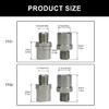 2pack Bike Pedals Thread Converter Bike Quickly Release Hubs Conversion Adapters for Smooth Cycling