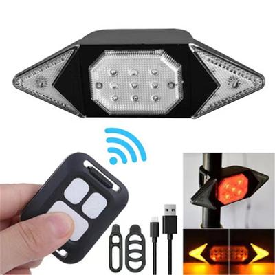 Remote Control Turn Signal, USB Charging, High-brightness Warning Taillight, Mountain Bike Intelligent Steering and Riding Light.