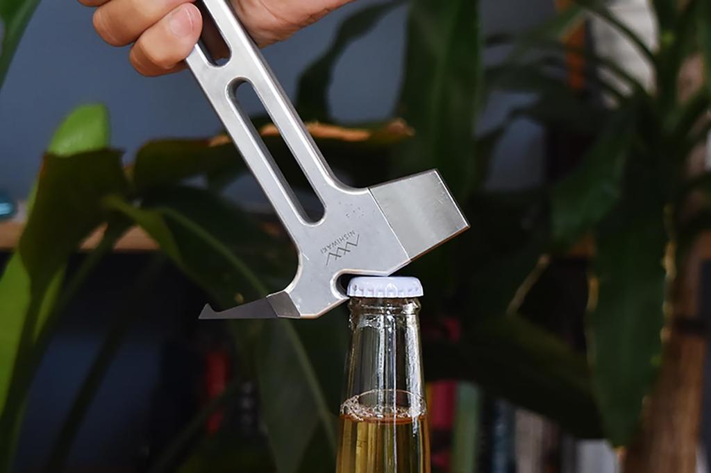 NISHIWAKI Peg Machined Premium Bottle Peg Puller Hammer, Aluminum, Opener,