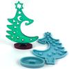 Christmas Tree Ornaments Silicone Mold DIY Handmade Plaster Epoxy Resin Jewelry Stand Casting Molds Christmas Decor Supplies