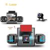 4-Channel Dash Cam, Front, Rear & Inside, 1080P Car Camera, Night Vision, G-Sensor, Driving Video Recorder