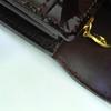 [Pre-Owned] Sarah Wallet Snap Closure Logo Embossed Folded Patent Leather - Very Good #WVIH1Q