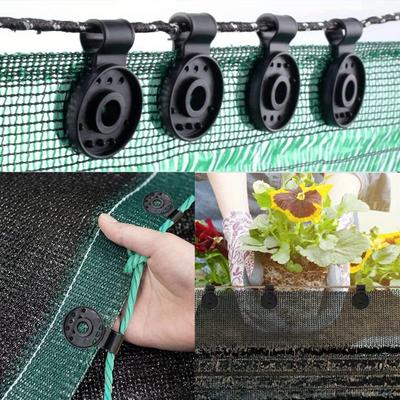 30ks/šarže Cloth Cloth Heavy Duty Lock Grip Heavy Duty Lock Zahradnická sluneční clona Plastová spona
