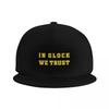 IN GLOCK WE TRUST Baseball Cap Cosplay Golf Womens Beach Visor Mens