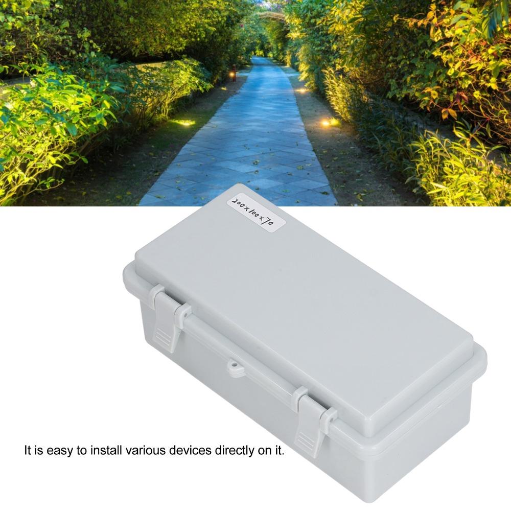Waterproof Electrical Waterproof Junction Box Grey Color Power Enclosure  Electrical Enclosure