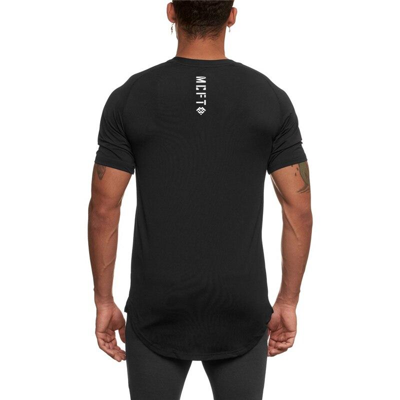 

Muscleguys Мужская креативная футболка с короткими рукавами с принтом, новый простой дизайн, футболка с верхом и дном, спортивная футболка для фитнеса XL чёрный