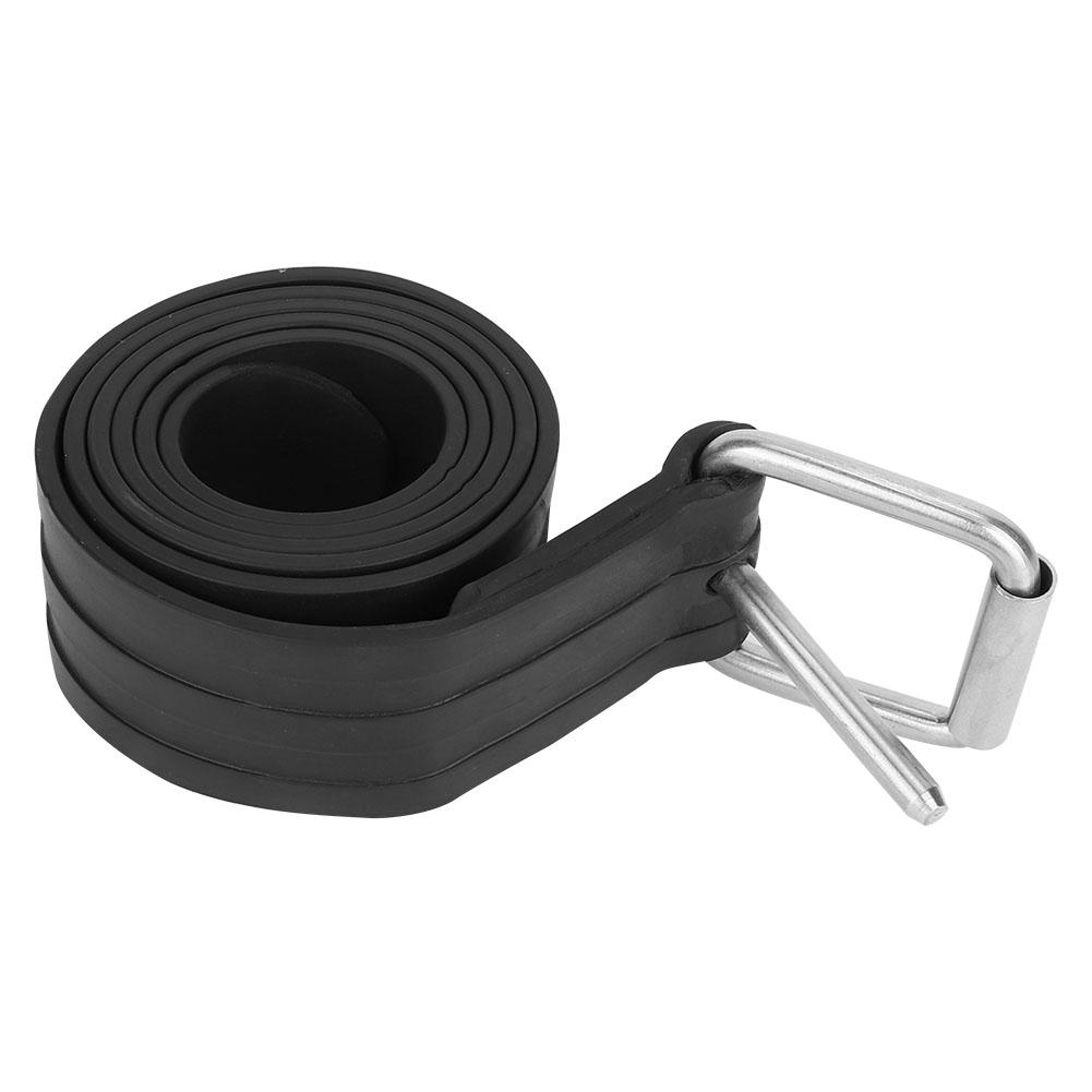 KEEP DIVING Adjustable Rubber Weight Belt with Buckle for Freediving Tech Dive Webbing (1.8M)