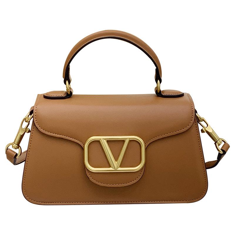 High-quality 2024 new women's handbag, small square bag, shoulder and crossbody bag, fashionable and versatile small square bag
