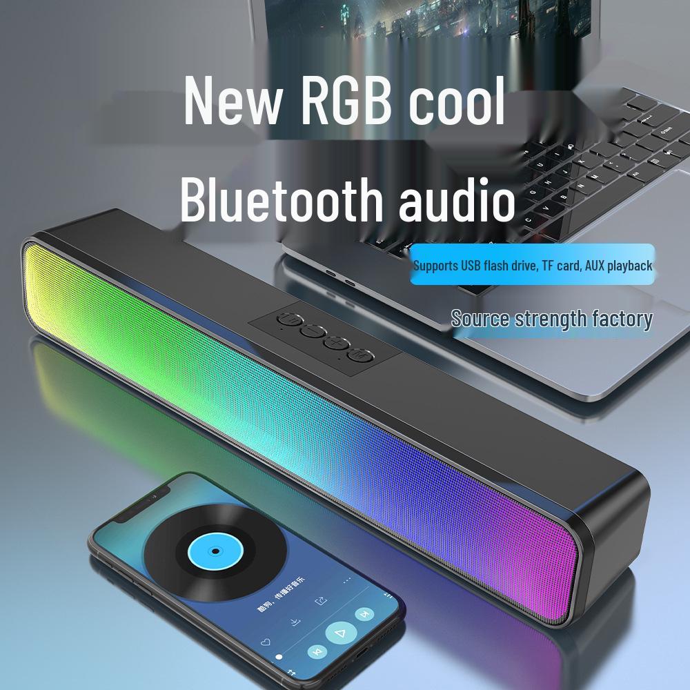Portable Bluetooth Wireless Speaker with Card Slot and Subwoofer for Laptop, Home, and Desktop Use