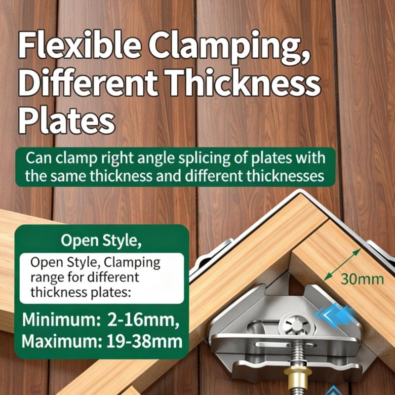 Professional 90 Degree Metal Clamps For Woodworking Welding Projects Ergonomic Durability Construction