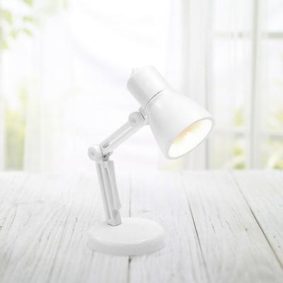 Mini Led Lampka do czytania na biurko Obrót o 180 stopni Clip-on Lampa podróżna Przenośna wysoka jasność Ciepła