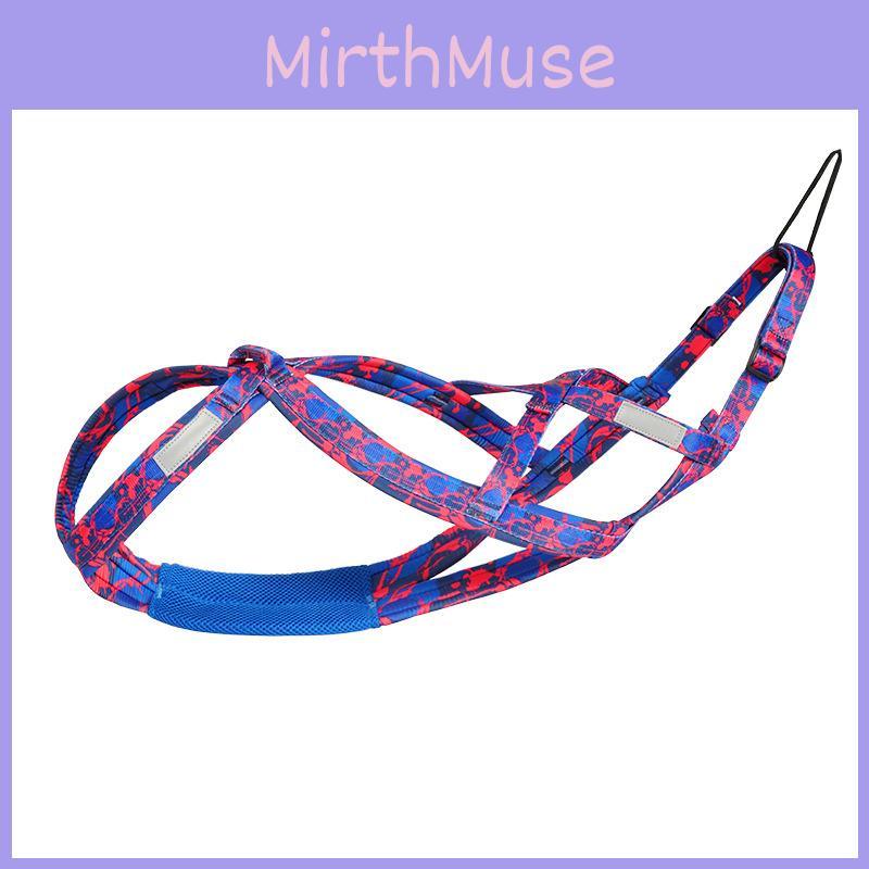 Dog Outside Snow Sled Harness With Adjustable Nylon For Husky And Labrador Training