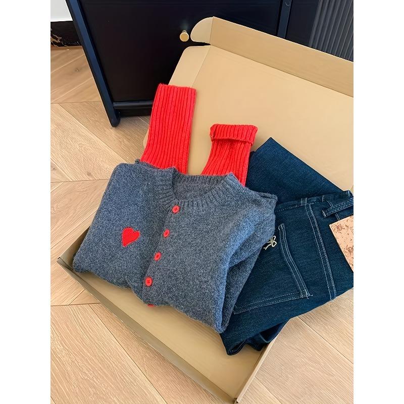 Women'S Elegant Sweater - Soft Sweater with & Grey Color Block, Chic Office To Party Outfit, Fall/Winter Layering Piece for Everyday & Formal Events