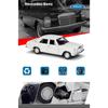 Welly 1/24 Mercedes-Benz 220 Alloy Car Model Simulation Diecasts Metal Classic Retro Old Car Model Collection Childrens Toy Gift