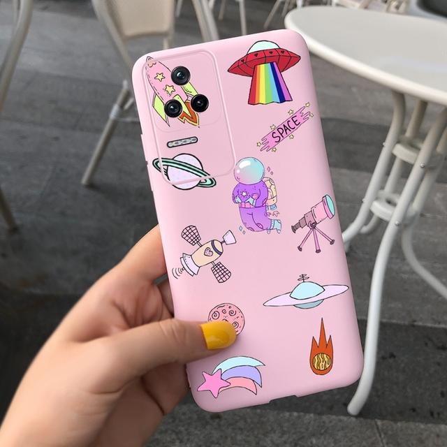 Per Xiaomi Poco F4 Custodia Cute Alien Cartoon Cover morbida in silicone TPU Custodia per telefono per Xiaomi Poco F4 GT PocoF4 Capa antiurto Coque