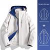 Women's 2024 Three-in-One Winter Hiking Windbreaker: Thickened, Warm, and Windproof Outdoor Jacket