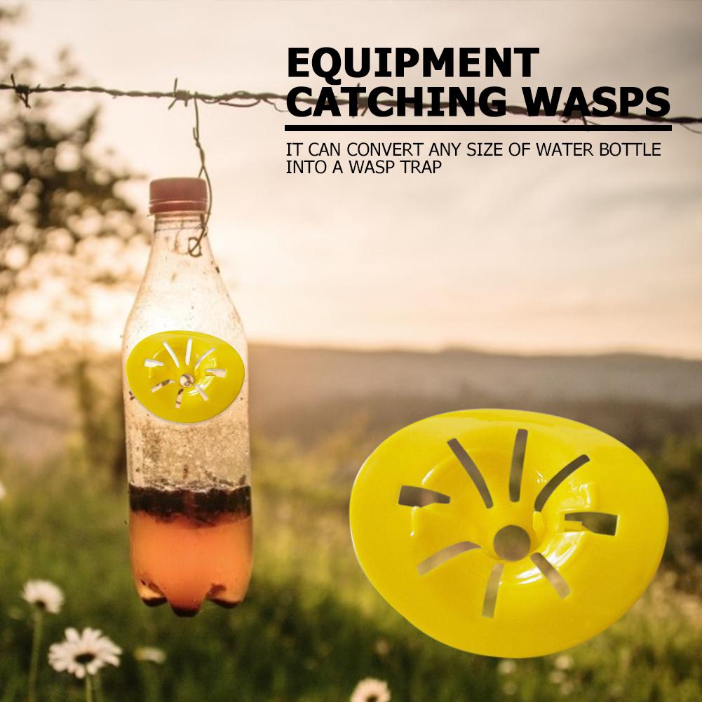 5pcs Wasp Trap Plasitc Portable Wasp Catcher Gardening Equipment Garden Trap for Outdoor Home Yard Picnic Supplies