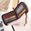 New Men'S Wallet Men'S Short Wallet Fashion Youth Wallet Large Capacity Multi-Card Wallet