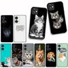 For Apple iPhone 16 15 14 Plus 13 12 Mini 17 Pro Max + 16E Air 16+ ProMax Phone Cover Case Cute Cat Meow