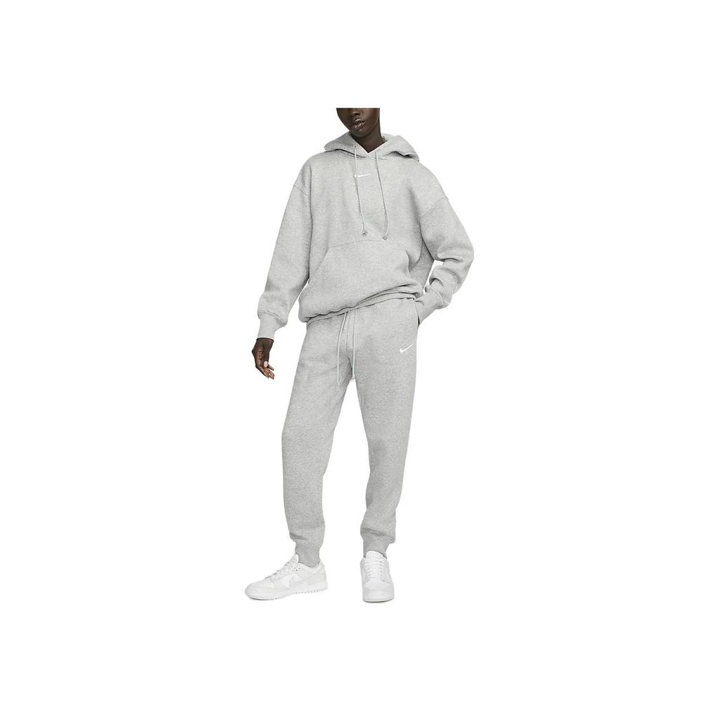 Nike Phoenix Fleece Joggers with Elastic Waist and Cuffed Hem Women Bottoms Light-Grey DQ5688-063