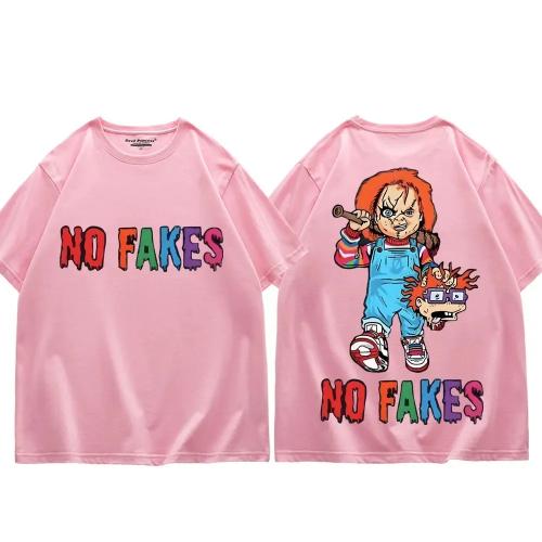 Футболка с рисунком «Ужас без подделки» с рисунком Чака для мужчин и женщин — фото 13