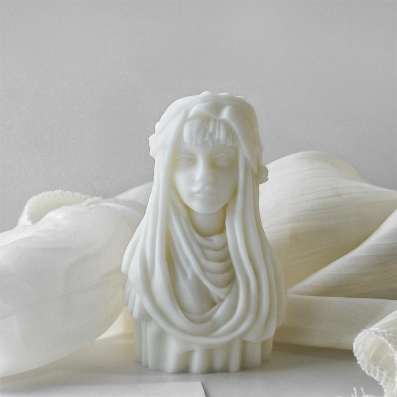 Flexible Robuste Silikonform Wohnaccessoire Tragbar für Göttinnenfigur Gipskunst Leicht zu Reinigen Detailerfassung