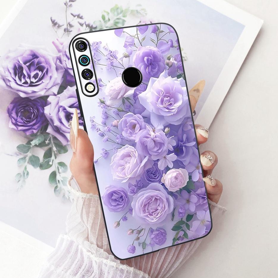 For Tecno Spark 4 Case KC8 Luxury Flowers Butterfly Painted Cover Soft Silicone Case For Tecno Camon 12 Camon12 CC7S Spark4 Bags