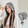 Spring and Summer Sunshade Sunscreen Hollow Lace-up Versatile Face Small Knitted Hat Children