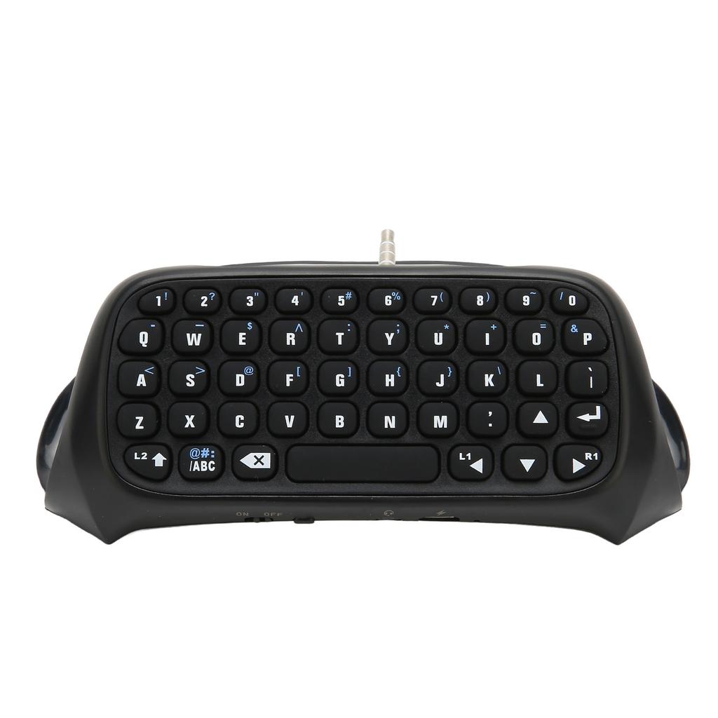Wireless Mini Bluetooth Keyboard DC 5V Stable Portable Gamepad Message Keyboard for PS4 Controller