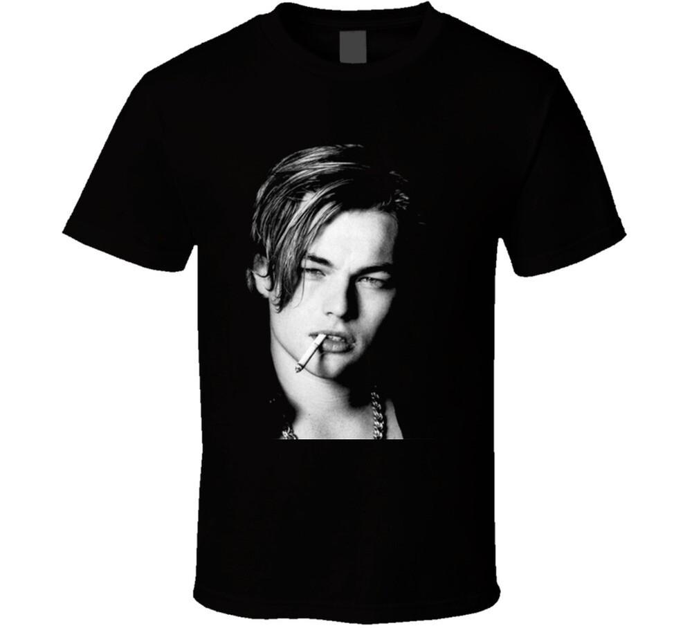 Унисекс Футболка с Леонардо Ди Каприо Актер Фильмы S