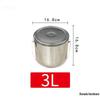 Secchio Vernice Lattice con Coperchio - Piccolo Contenitore Metallico Rotondo per Campionamento Asfalto (0.1-20L)