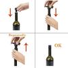 Vakuová pumpa Wine Saver se 4 zátkami Opakovaně použitelný uzávěr lahví Červené víno