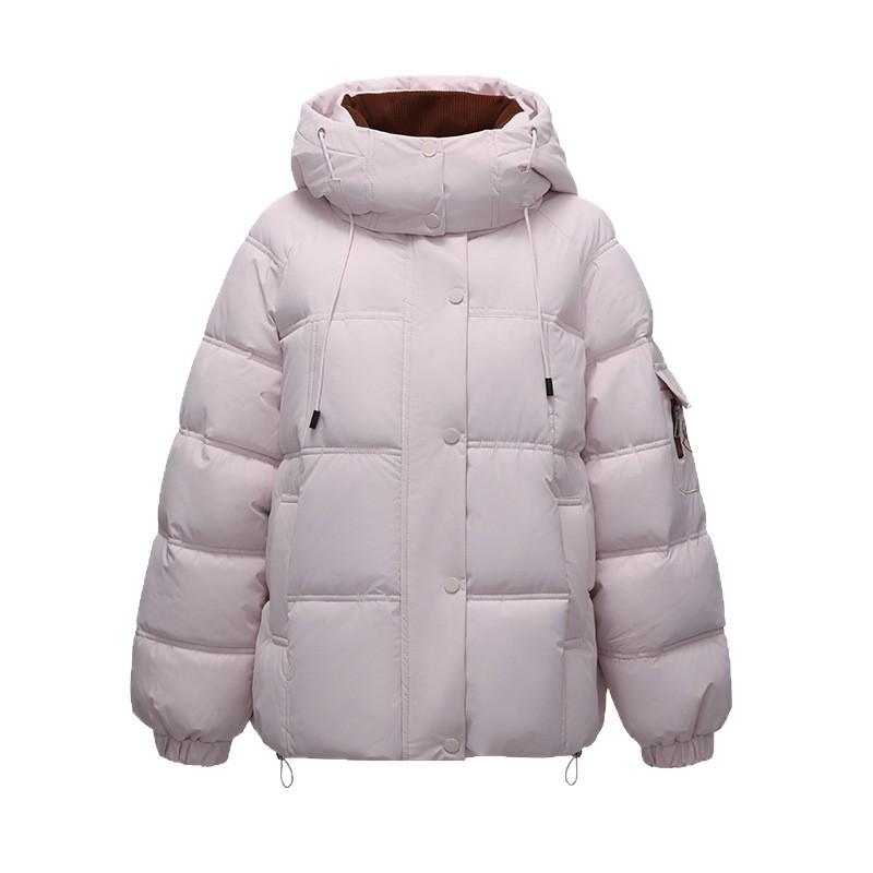 Hooded cotton-padded women's winter new cotton-padded jacket loose and thickened warm bread clothes cotton-padded jacket