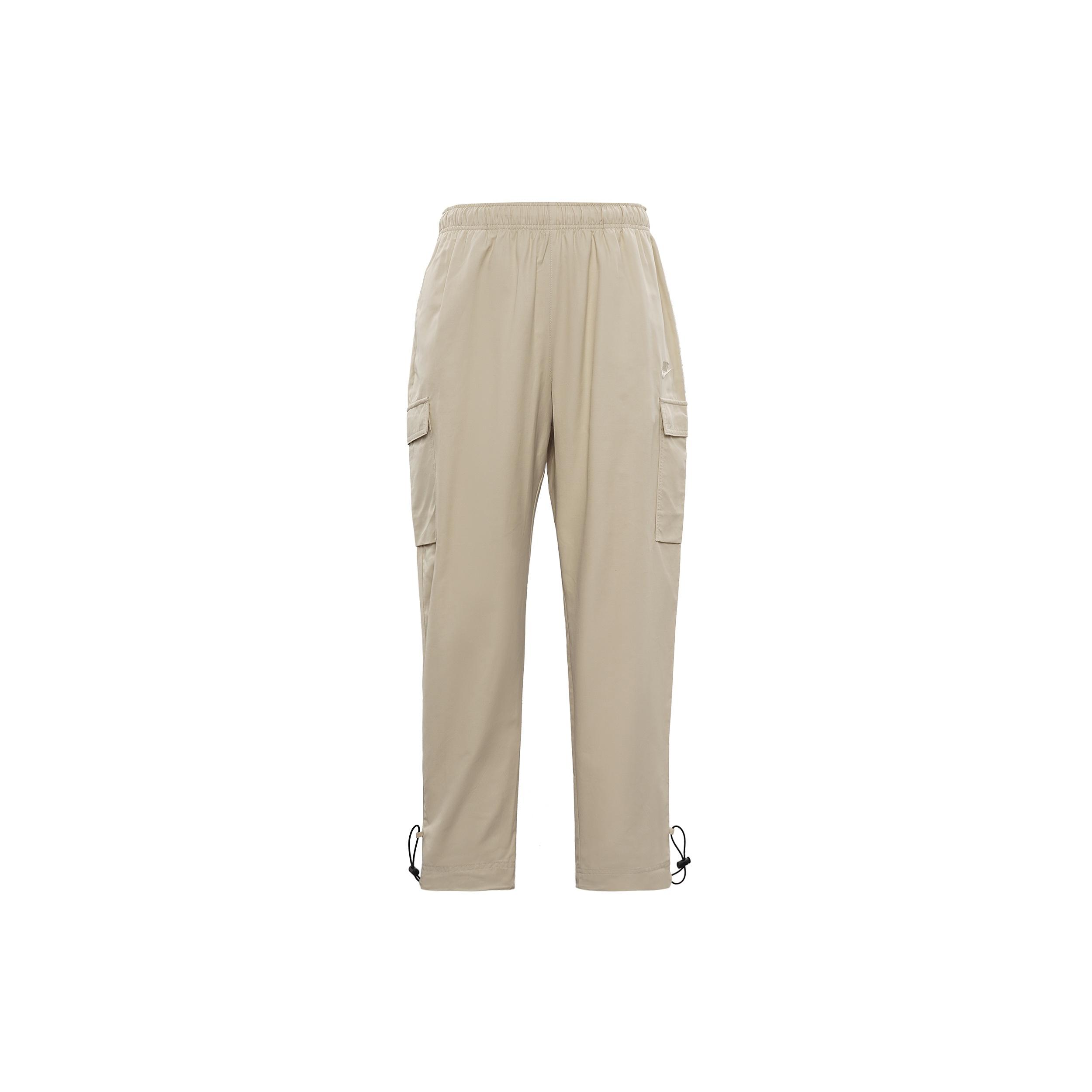 Men s Nike Sportswear Logo Small Label Embroidered Woven Cargo Casual Pants/Trousers Light Brown CU4326-224 L