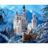 Winter Snow 5D Diamond Painting Scenery DIY Rhinestone Full Round Drill Landscape Diamond Embroidery Cross Stitch Home Decor