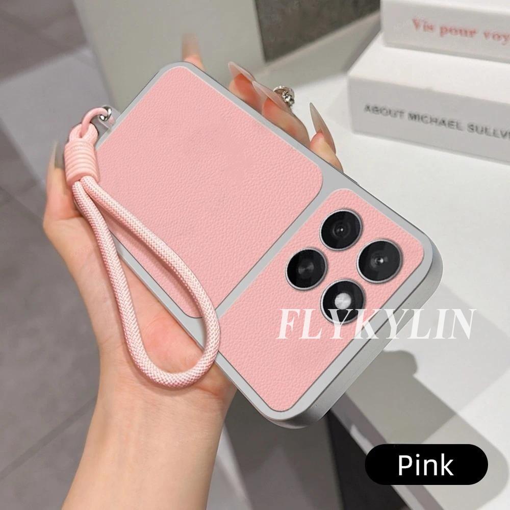 Leather Surface With Lychee Texture For Samsung A17 A27 A37 A57 A07 A16 A26 A36 A56 A06 Protective Shell With Hanging Rope