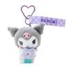 Sanrio Kurome Cute Keychain Doll Plush Pendant 10.5cm High Sanrio-2403-0011