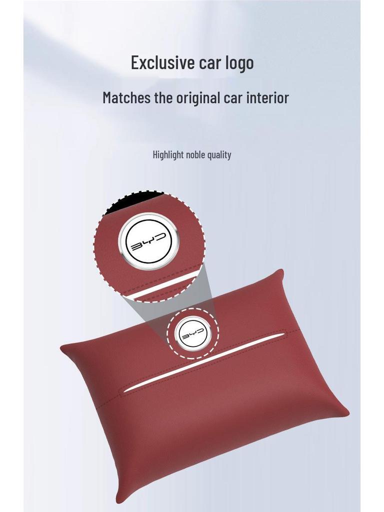 BYD Car Tissue Box for Song Plus/Qin Plus DMi/Han EV/Tang DM Interior