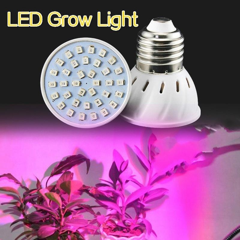 E27 72LED  3W Plant Grow Light Chimeneas Hydroponic Flower Veg Growing Lamp Bulb