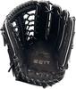 ZETT Winning Road Softballová rukavice pro černou Velikost 7 Všestranná Hody levou rukou, (1900), (BRGB33530F)