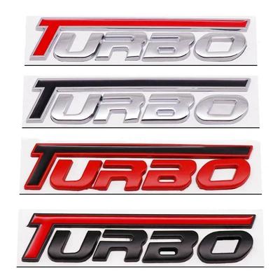 Auto Styling Turbo 3D Universal Fender Emblem Hinten Stamm Abzeichen Aufkleber Aufkleber