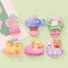10pcs Amusement Park Airship Train Trojan Horse Resin Cream Glue Phone Case Flat Back Scrapbooking DIY Statue Decoration Crafts