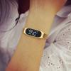 LED-Digitaluhr, wasserdicht, Magnet, Edelstahllegierung, Touchscreen, lesbares Zifferblatt, hohe Genauigkeit, langes Zifferblatt, batteriebetriebene Unisex-Sportarmbanduhr