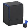 100+ PU Deck Box Large Capacity Container Collection Sleeved Card Case PVC Trading Card Holder Board Game MTG 104x83x80mm